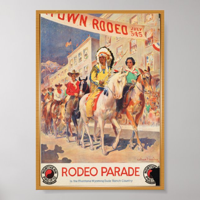Rodeo Travel Poster (Front)