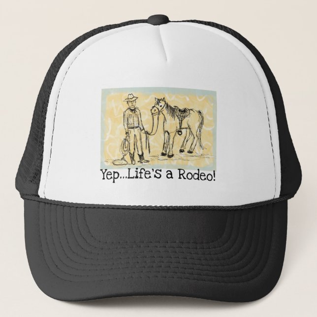 Rodeo Trucker Hat (Front)