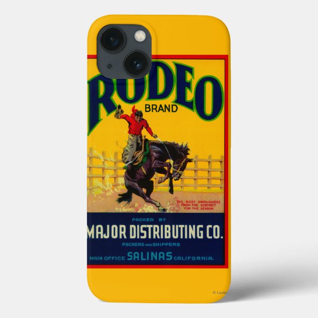 Rodeo Vegetable LabelSalinas, CA Case-Mate iPhone Case (Back)