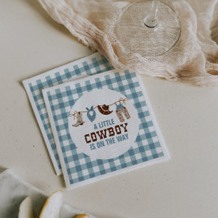 Rodeo Western Cowboy Baby Shower Napkin