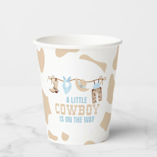 Rodeo Western Cowboy Baby Shower Paper Cups