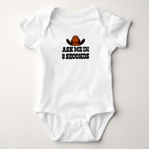 Rodeo Western Cowboy Wild West Bull Baby Bodysuit