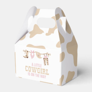 Rodeo Western Cowgirl Baby Shower Favour Box