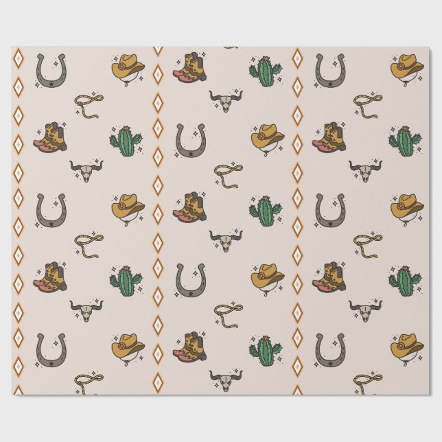 Rodeo Wrapping Paper (Flat)