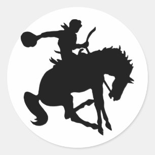 Rodeoreier rodeo classic round sticker