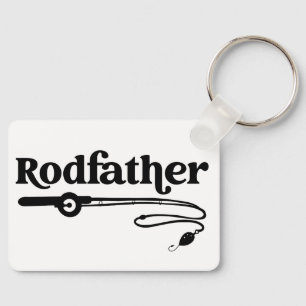Rodfather fishing rod fathers that love to fish key ring