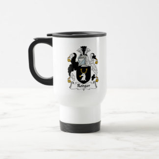Rodger Family Crest Travel Mug
