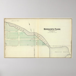 Rodger's Park, adjoining Spring Lake Poster