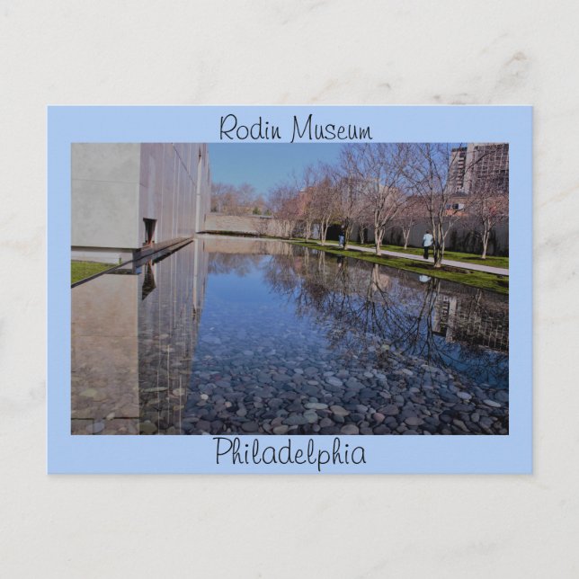 Rodin Museum Philadelphia Postcard (Front)