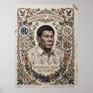 RODRIGO ROA DUTERTE-Philippine Love President Poster