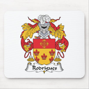 Rodrigues Family Crest Mouse Mat