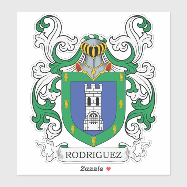 Rodriguez Family Crest (Sheet)