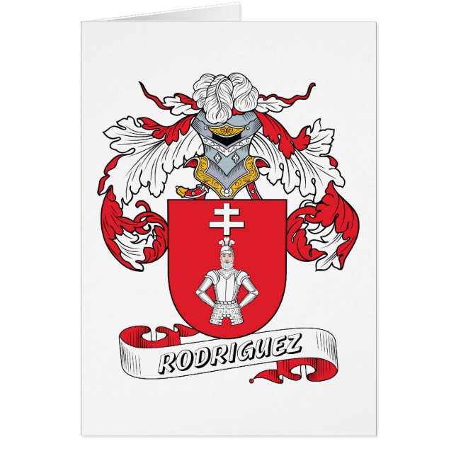 Rodriguez Family Crest (Front)