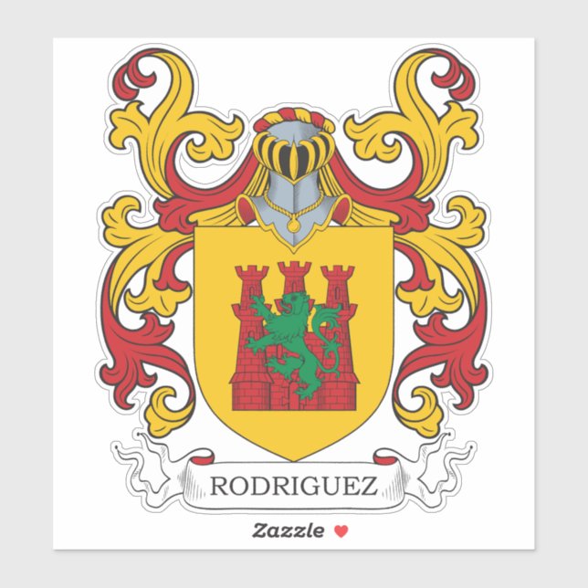 Rodriguez Family Crest (Sheet)