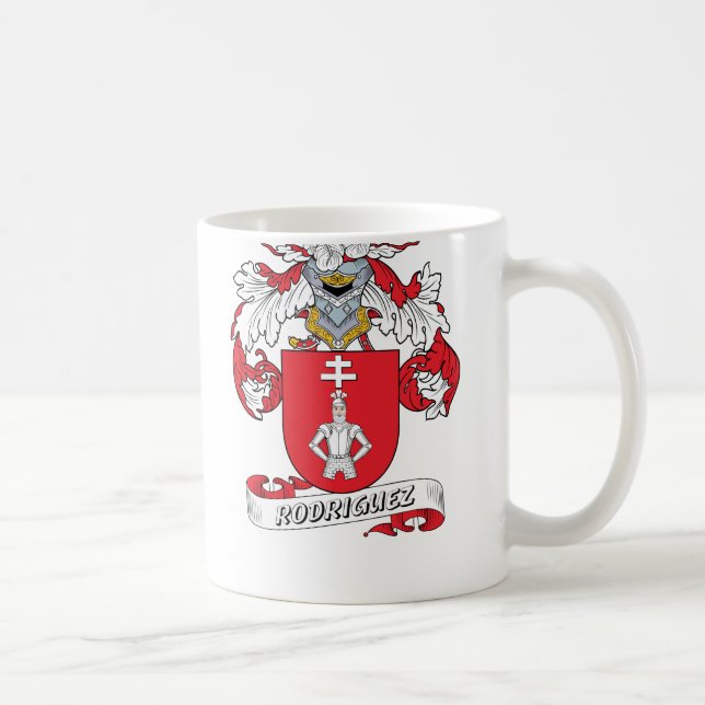 Rodriguez Family Crest Coffee Mug (Right)