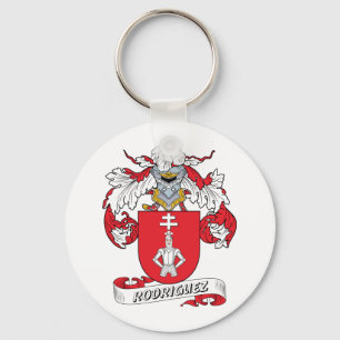 Rodriguez Family Crest Key Ring