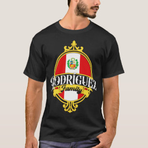 Rodriguez Family Peru Flag T-Shirt