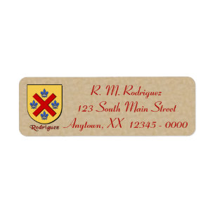 Rodriguez Heraldic Shield