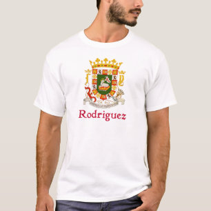 Rodriguez Puerto Rico Shield T-Shirt