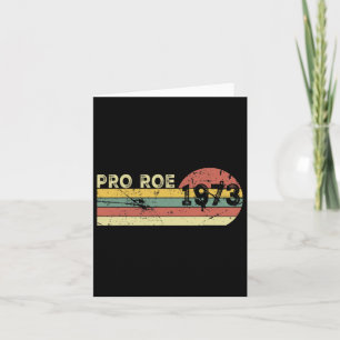 Roe 1973 My Uterus My Choice Prochoice Feminist Card