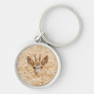 Roe Buck in Golden Wheat Wildlife Key Ring