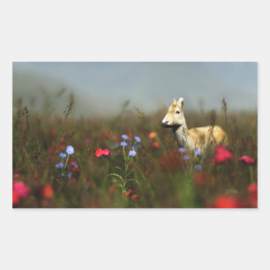 Roe in a Meadow Stickers
