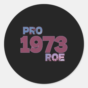 Roe V Wade Classic Round Sticker