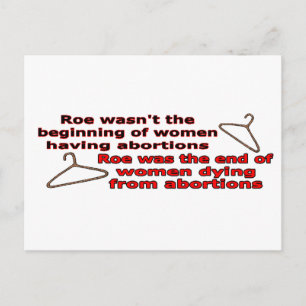 Roe V Wade Postcard