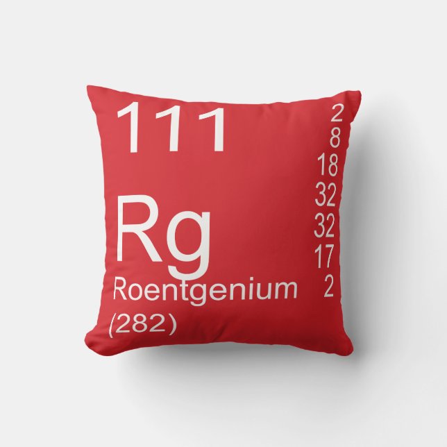 Roentgenium Cushion (Front)