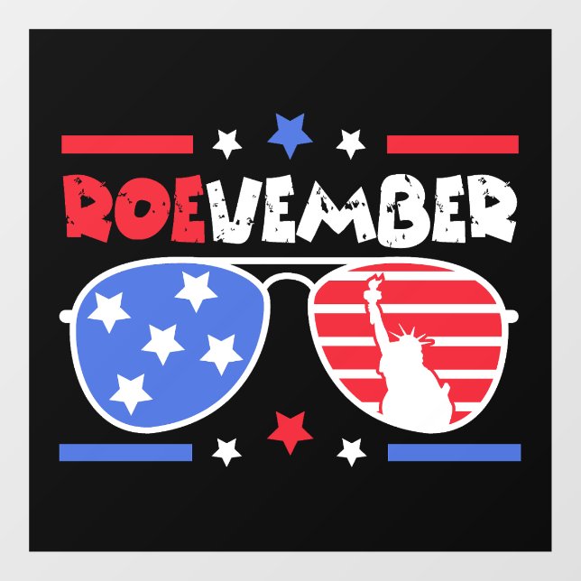 Roevember November 24 Election  Window Cling (Sheet)