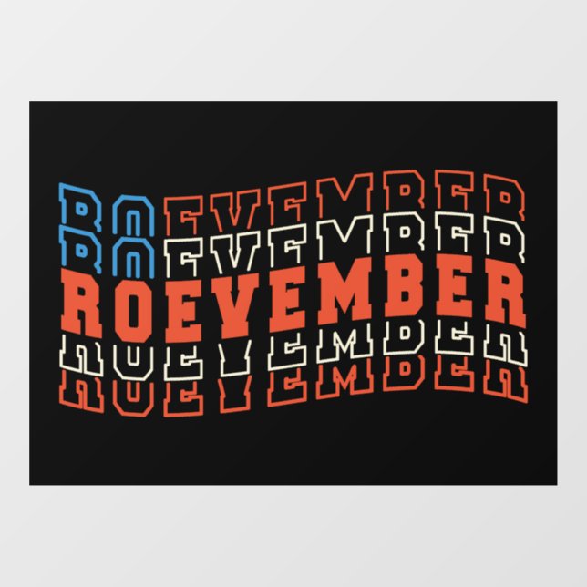 Roevember November 24 Election  Window Cling (Sheet)