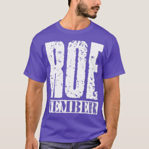 Roevember White Vintage Text T-Shirt