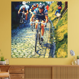 Roger de Vlaeminck Tour of Flanders Koppenberg Canvas Print