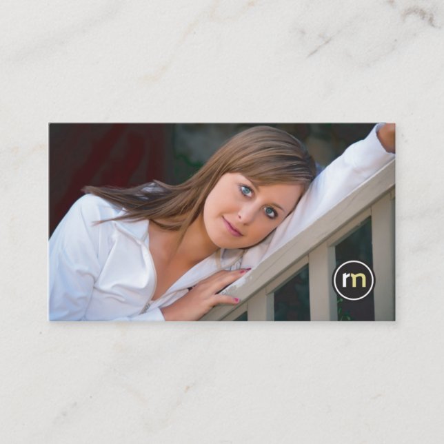 Roger Mathis Photography Business Card, Seniors Business Card (Front)