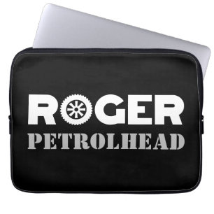 Roger Petrol Head Laptop Sleeve