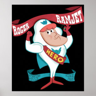 Roger Ramjet hero of our nation Poster