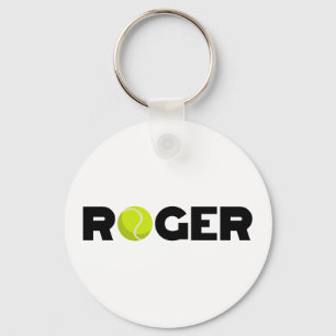 Roger Tennis Key Ring