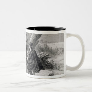 Roger Williams sheltered by the Narragansetts Two-Tone Coffee Mug