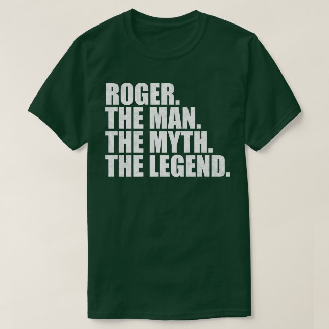 RogerName given name T-Shirt (Design Front)