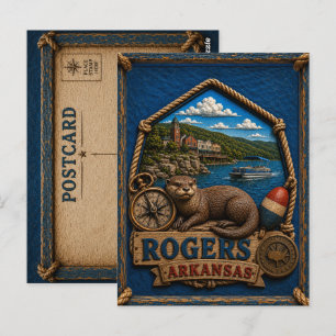 Rogers Arkansas Postcard Vintage Travel