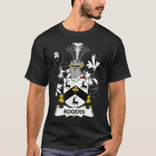 Rogers Coat of Arms Family Crest T-Shirt