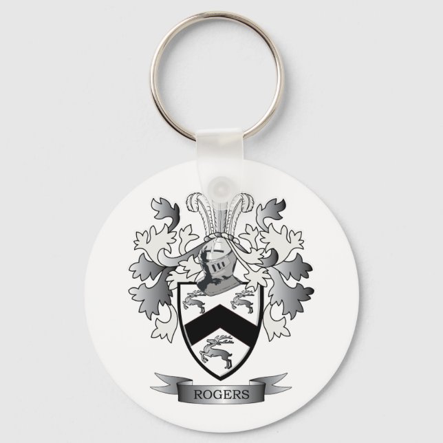 Rogers Coat of Arms Key Ring (Front)