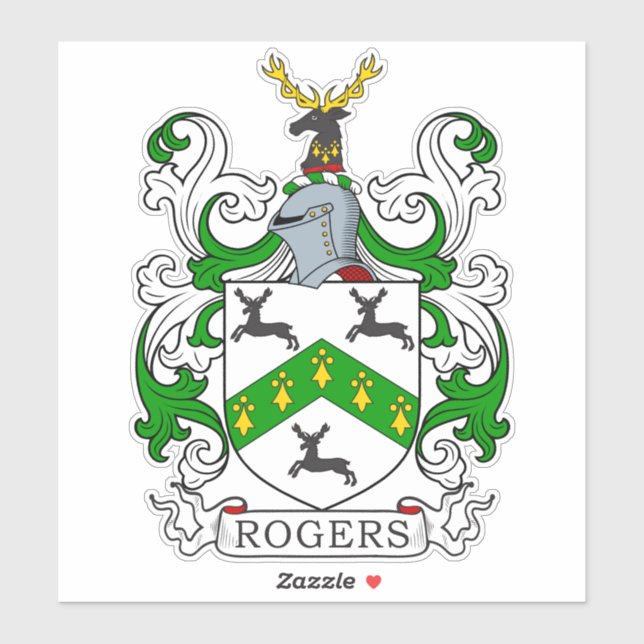 Rogers Family Crest (Sheet)
