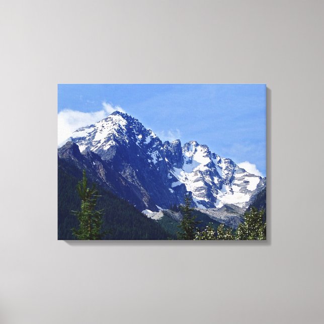 Roger's Pass Summit Stretched Canvas Print (Front)