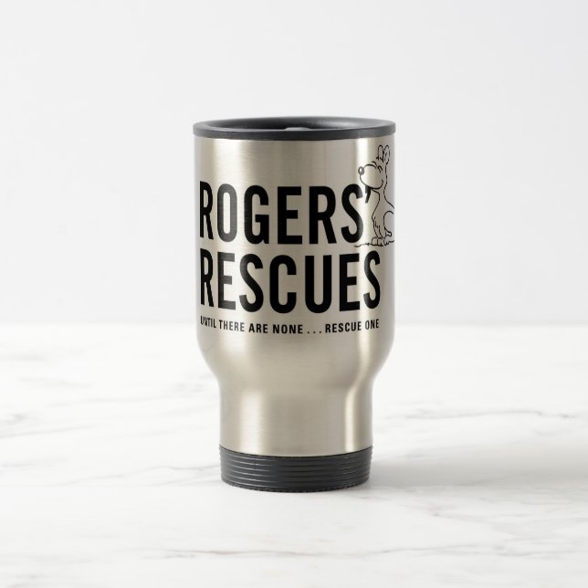 Rogers' Rescues Stainless Steel Travel Mug (Center)