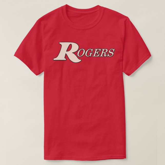 Rogers White  T-Shirt (Design Front)