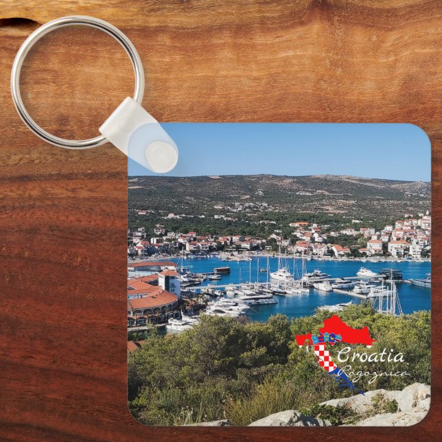 Rogoznica, Croatia | Dalmatia | Adriatic Sea Key Ring (Front)