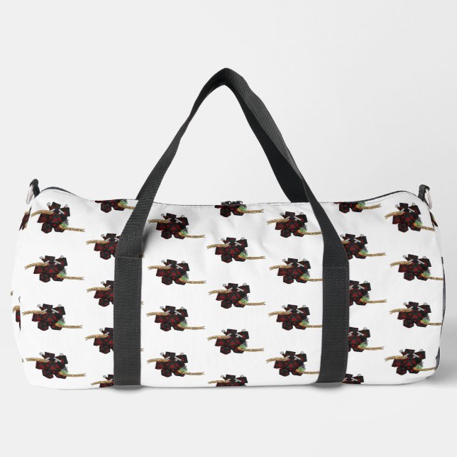 Rogue Dice Design Duffle Bag (Front)