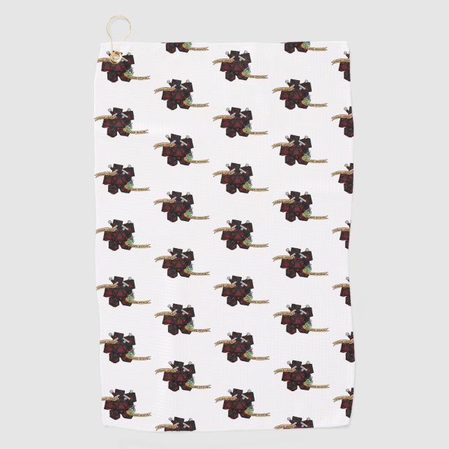 Rogue Dice Design Golf Towel (Front)