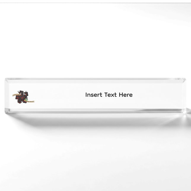 Rogue Dice Design Nameplate (Front)